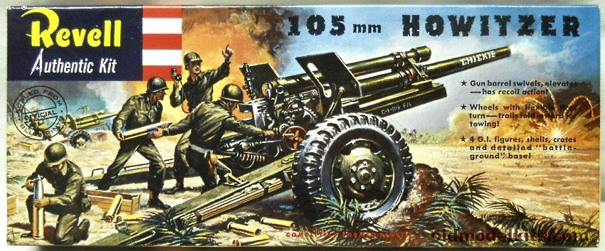 Revell 1/40 105mm Howitzer - With Crew, H539-79 plastic model kit